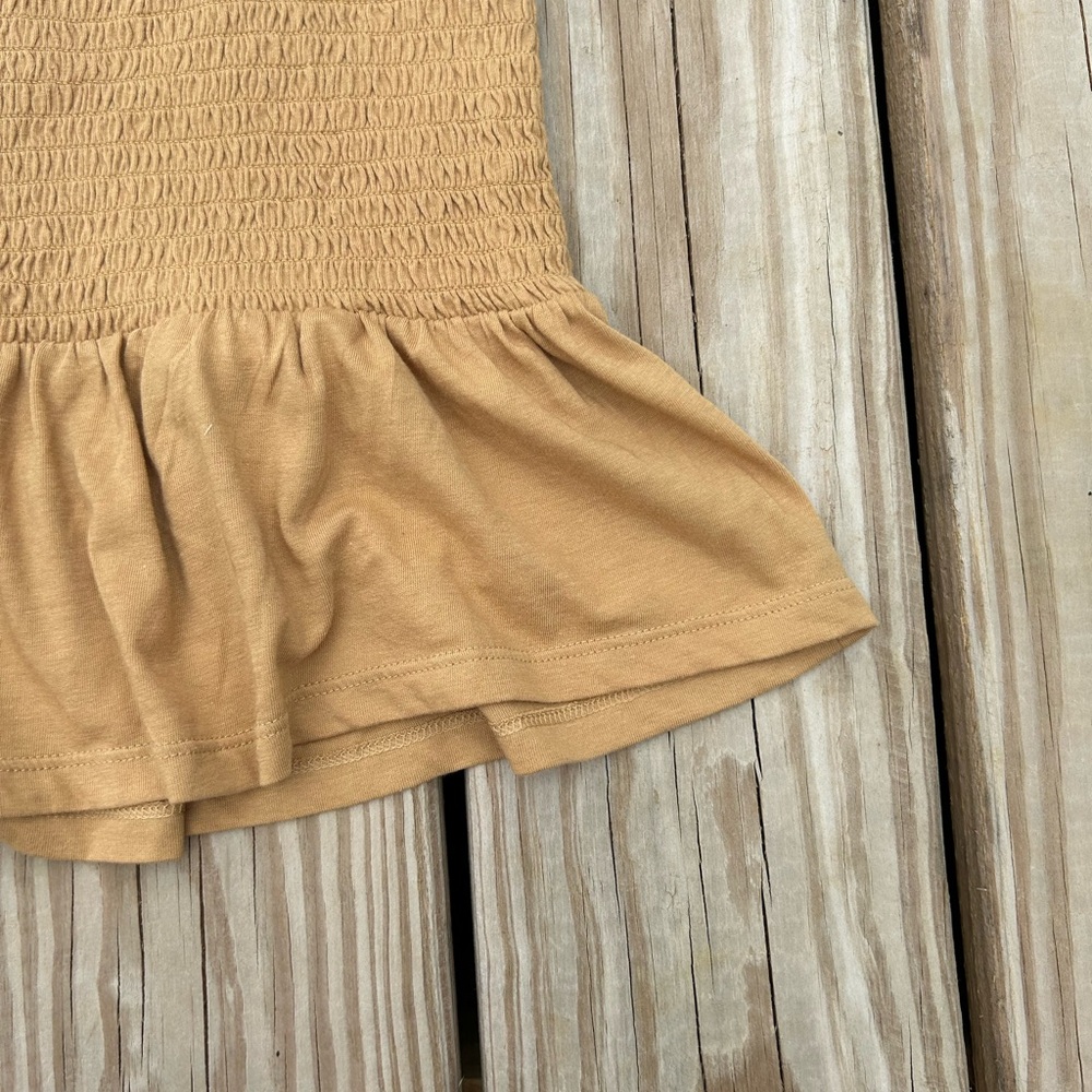 American eagle smocked off the shoulder ruffle top Size Medium New With Tags - Picture 14 of 15